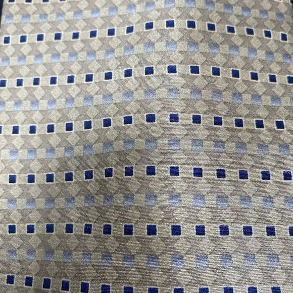 Men's NEO Bill Blass Chinese Silk Neck Tie - Picture 6 of 7